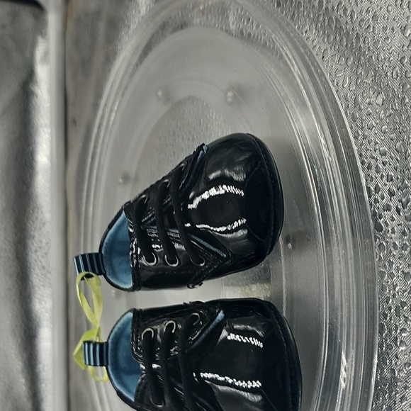 H Gerber Blue Insoled Good Looking Black Dress Shoes For Your Little Boy Sz 0 - Picture 6 of 12